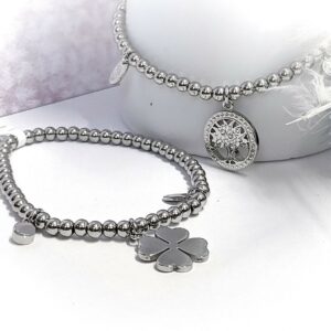Bracelets Lotus trèfle et arbre de vie