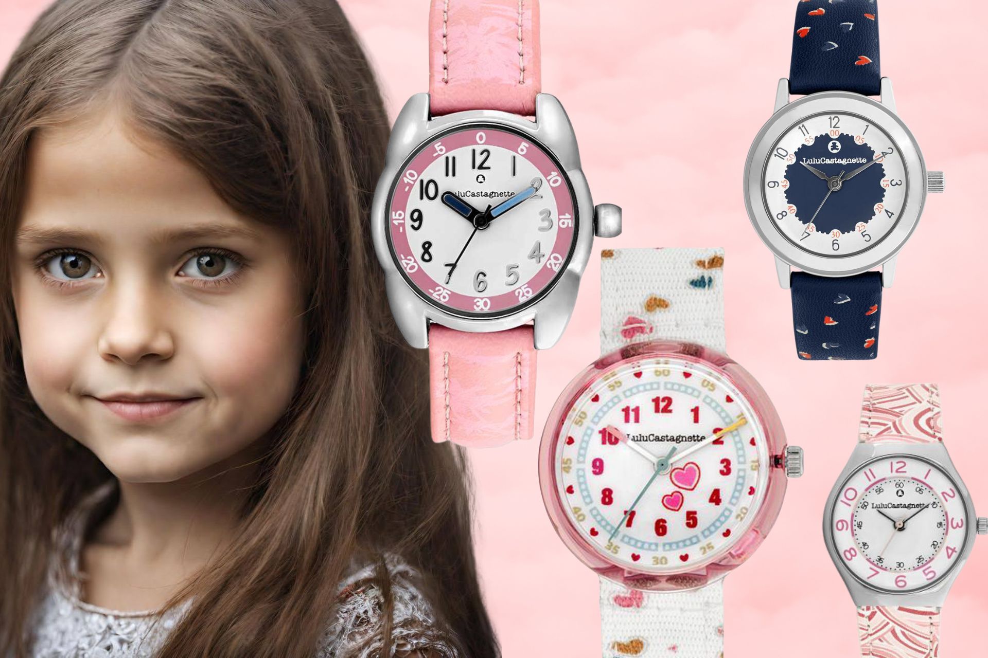 Design coloré pour les montres Lulu Castagnette